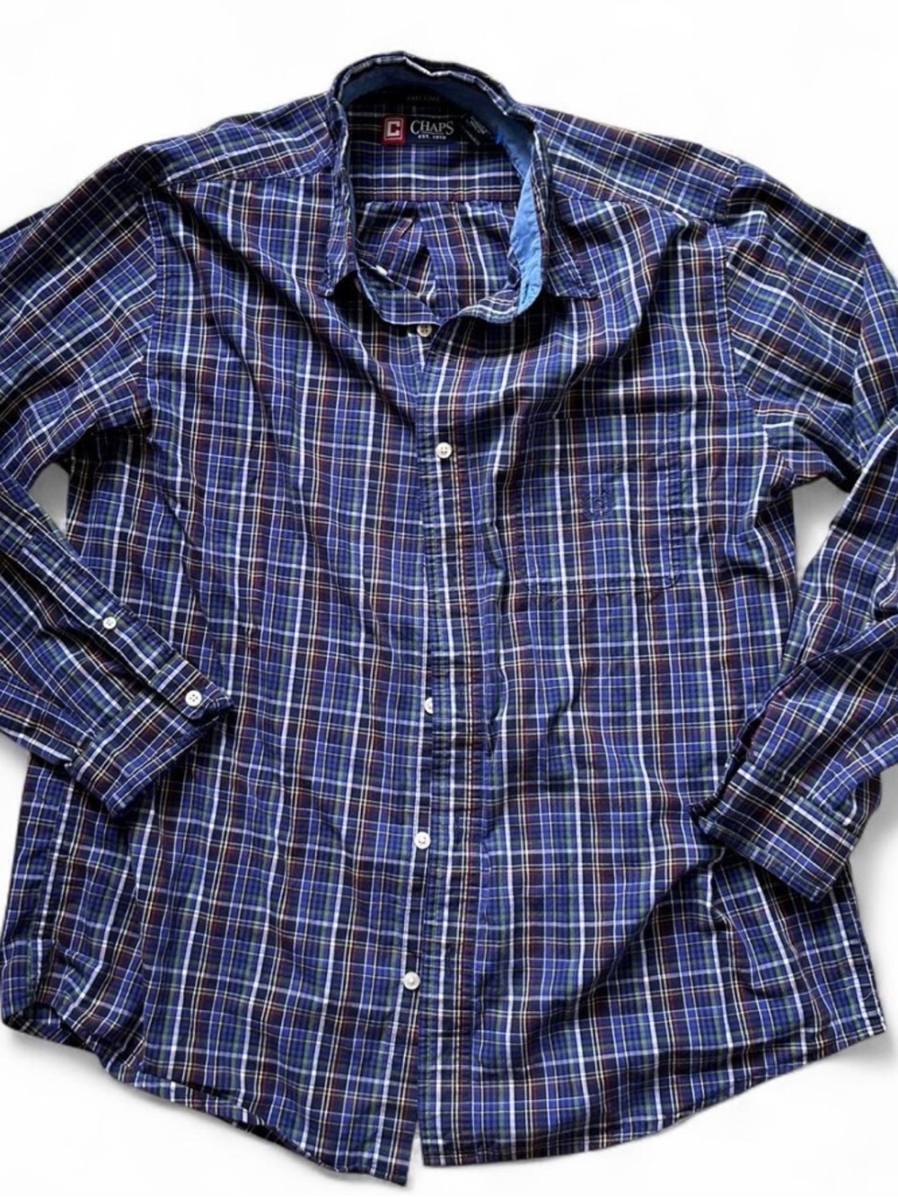chaps plaid shirt